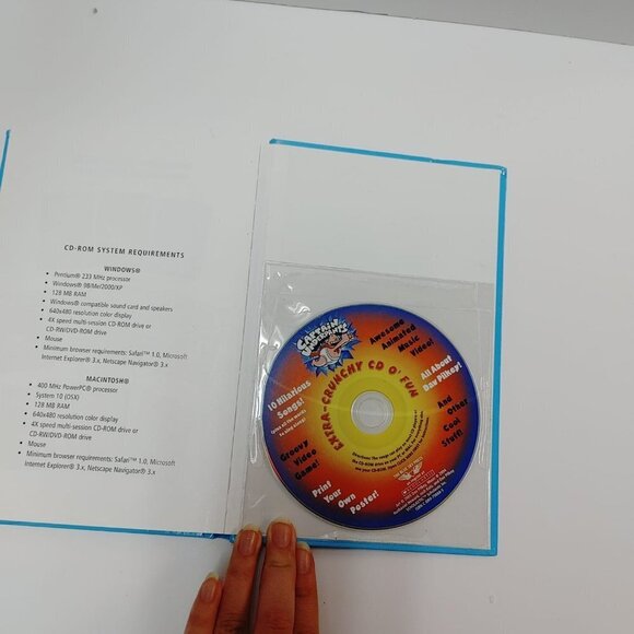 CAPTAIN UNDERPANTS HARDCOVER BOOK, ACTION ADVENTURE BOOKS Include CD - Picture 6 of 7